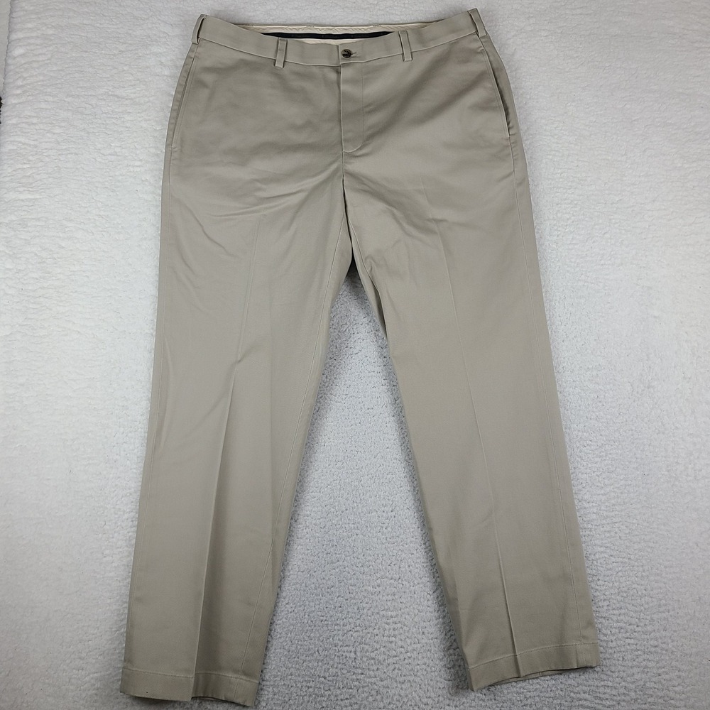 Brooks Brothers Pants Mens 38x31 Beige Advantage Chino Hudson Cotton Blend